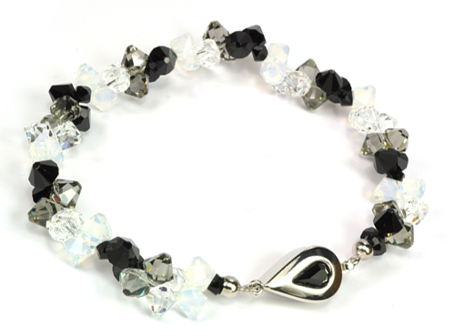 Rock Candy Black & White Bracelet